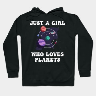 Best Planet Art Girls Kids Solar System Science Outer Space Hoodie